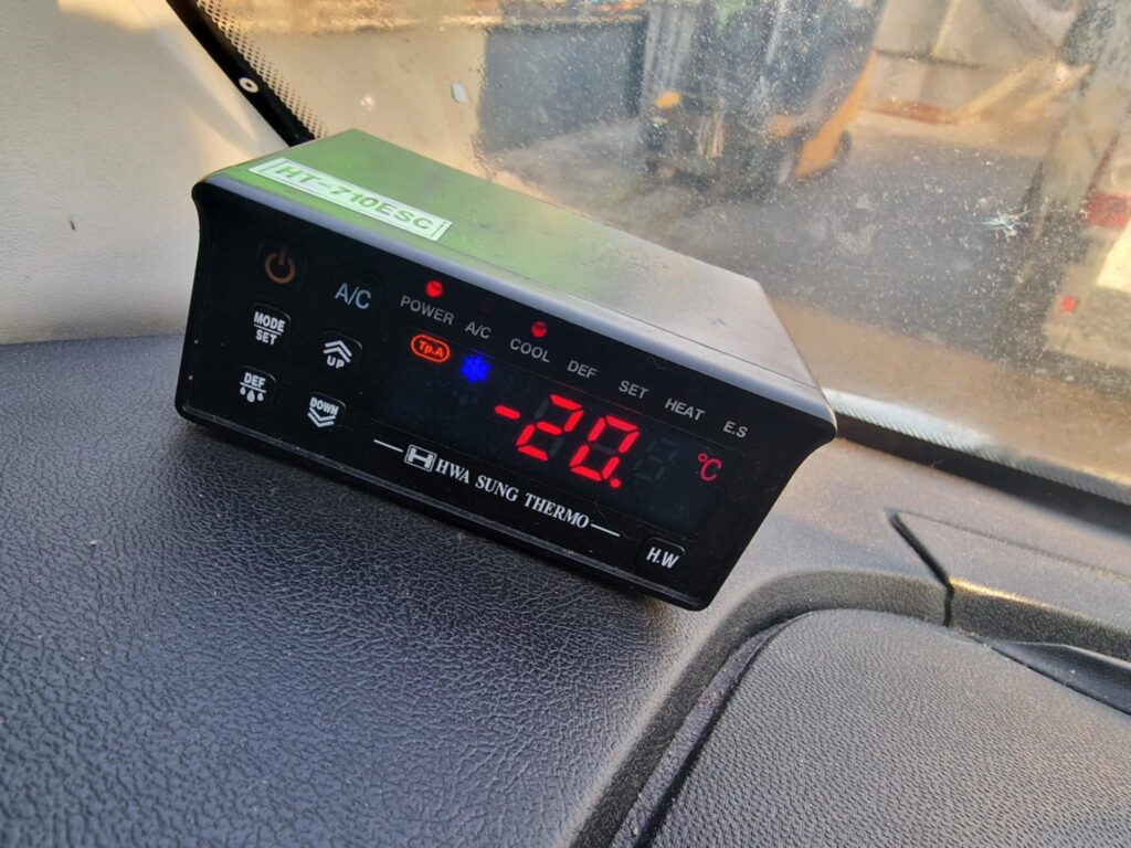 ustawienia sterownika chłodni