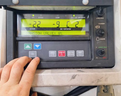 odczyt błędów agregatu chłodniczego